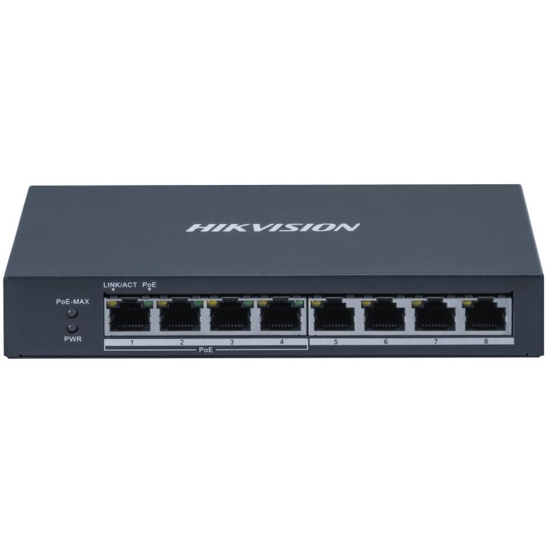 Switch 8P PoE 802.3af Rack UnManaged Negru