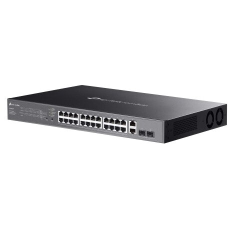 Switch 28P Gigabit Easy Managed PoE Rack Negru