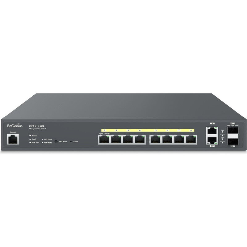 Switch Managed 13i 10xGbE 8P PoE Rack Negru