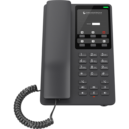 Telefon Fix IP Hotel GHP621 cu 2 Linii 1x RJ45 Negru