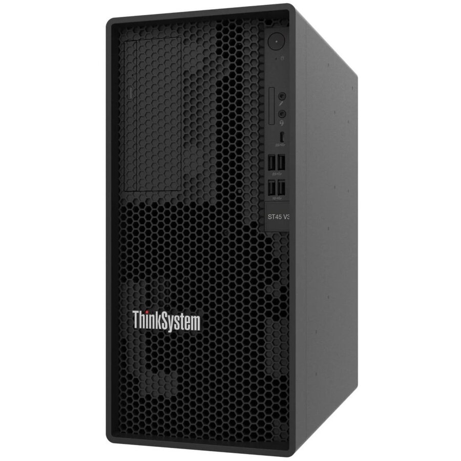 Server ThinkSystem ST45 V3 1xAMD EPYC 4124P 4C 3.8GHz 65W 1x16GB 1Rx8 2x480GB SSD SW RD 1x500W