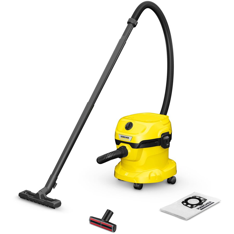 Aspirator WD 2 PLUS V-12/4/18 PET 12 l 1000W Galben