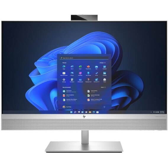 Sistem All in One EliteOne 870 G9 FHD 27inch Intel Core i7-14700 16GB 512GB SSD Windows 11 Pro Silver