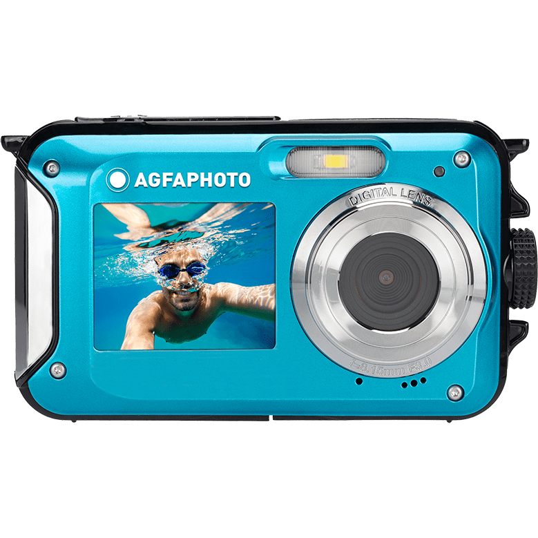 Aparat Foto Digital Realishot WP8000 24MP Full HD Zoom 16x Impermeabil pana la 3M Albastru
