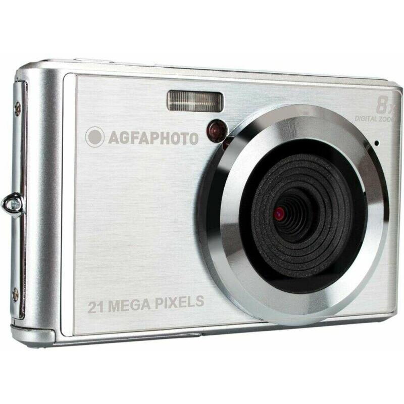 Aparat Foto Digital Realishot DC5200 Compact Rezolutie Maxima 21MP Display 2.4Inch Zoom Optic 8x Baterie Litiu Argintiu