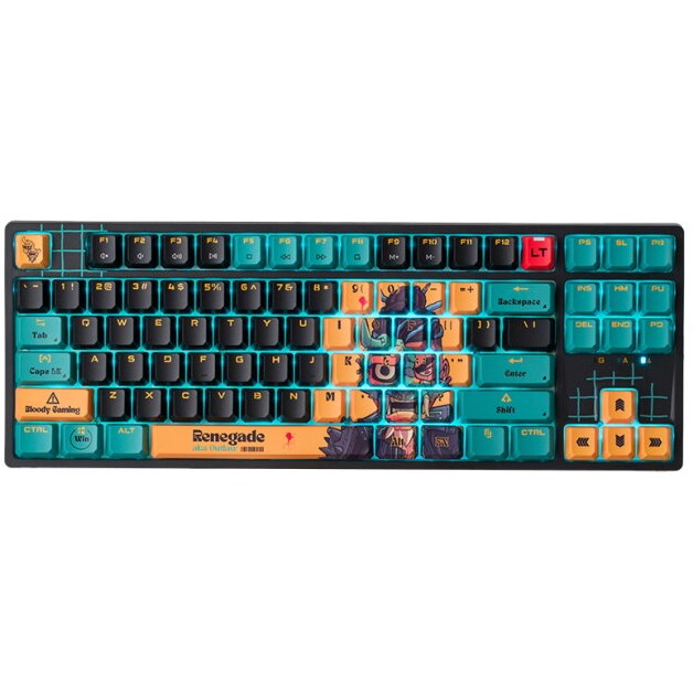 Tastatura Bloody AT87 RENEGADE USB Alpha Switches Negru