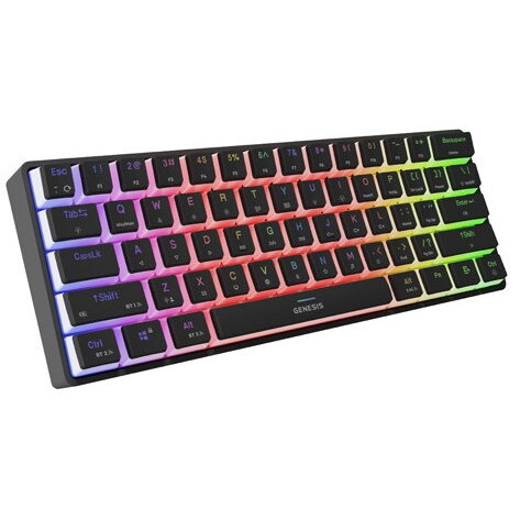 Tastatura Gaming Genesis THOR 660 G2 RGB White Gateron Brown Switch Mecanica - imagine 3