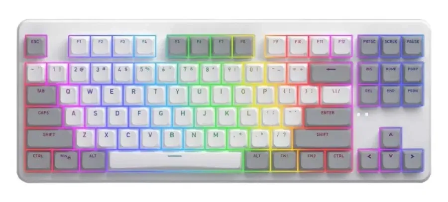 Tastatura Hator Rockfall 3 TKL Wireless Alb