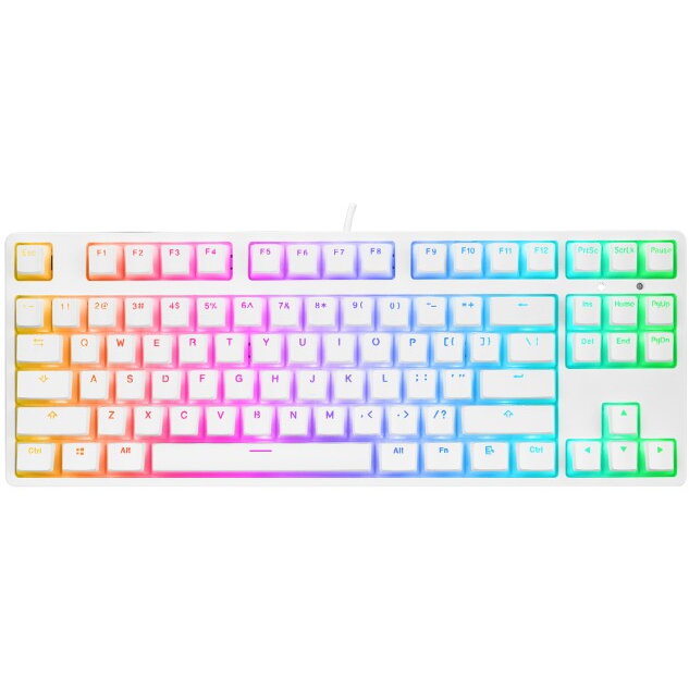 Tastatura TKL GHOST Huano Red Switch Alb