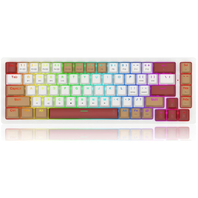 Tastatura K677WLR-RGB-PRO Rammus Alb