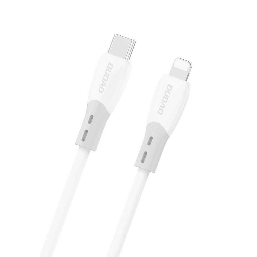 Cablu de date L25SX, USB-C/Lightning, 30W, 1m, Alb