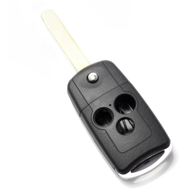 Carcasa pentru Cheie Tip Briceag 3 Butoane Honda Negru