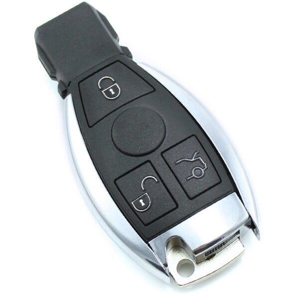 Carcasa pentru Cheie Mercedes Benz Tip Smartkey cu 3 Butoane Negru
