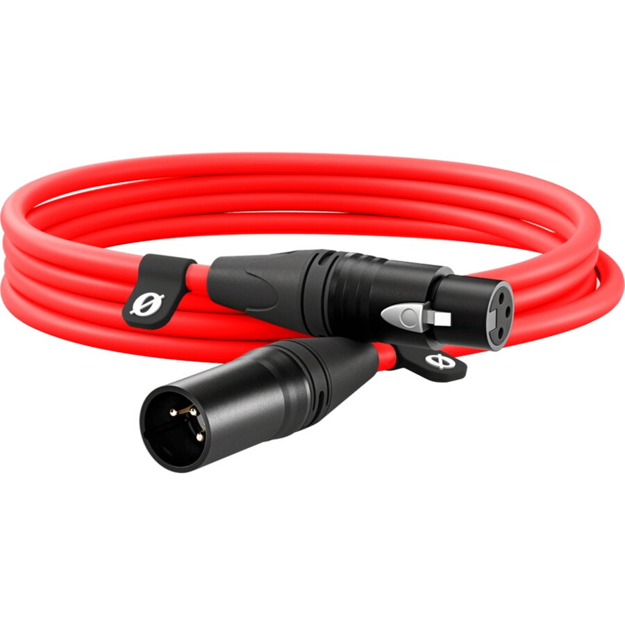 Rode Microphones Cable XLR3M-R red (red, 3 meters)