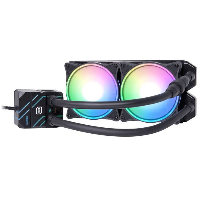 Cooler Procesor Eisbaer Pro Aurora 240 AiO  D-RGB Negru
