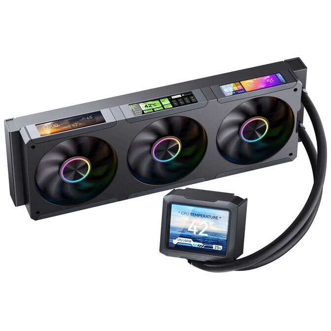 Cooler Procesor TF3-360SCB AiO ARGB LCD Negru