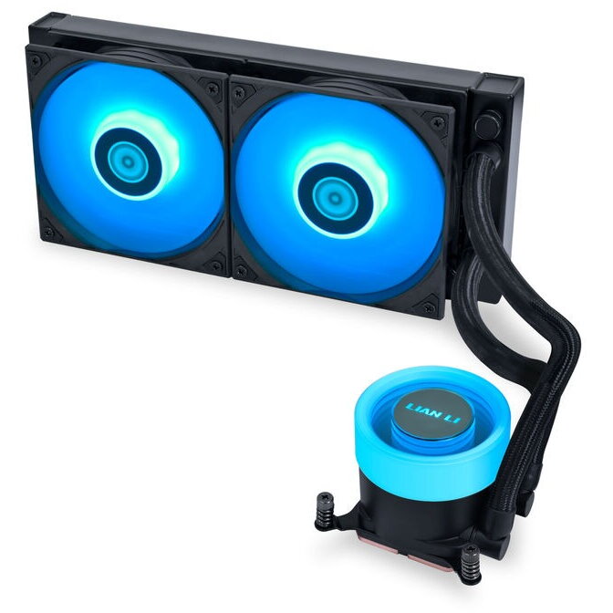 Cooler CPU Lian Li GA II Lite, iluminare RGB, 2500RPM (Negru) - imagine 2