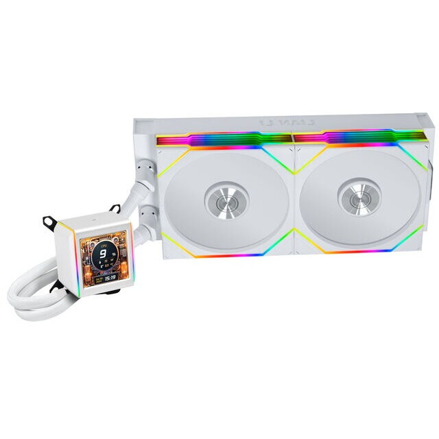 Cooler Procesor Galahad II LCD 280 TL Wireless AiO Alb