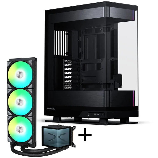 Carcasa + Cooler Procesor AiO Evolv X2 + TRYX PANORAMA ARGB Negru