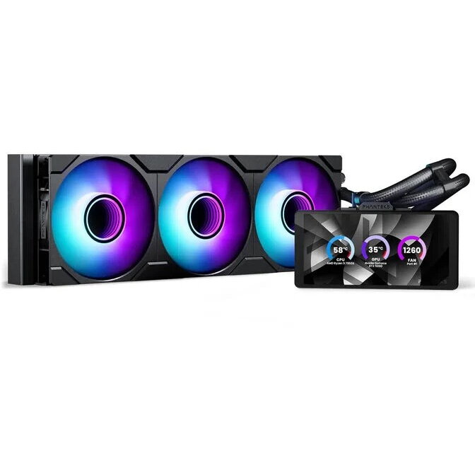 Cooler Procesor Glacier One 360M25 LCD AiO Negru