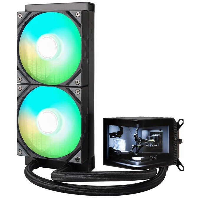 Cooler Procesor TRYX PANORAMA ARGB 240mm Negru — imaginea 3
