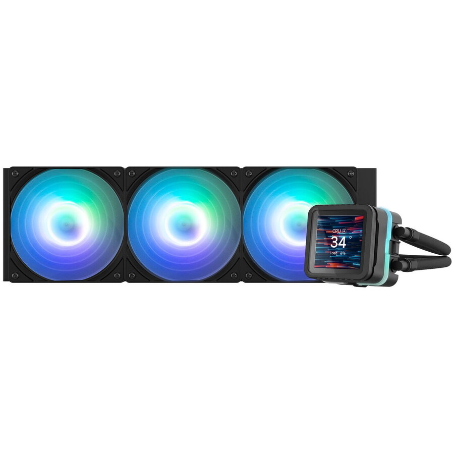 Cooler Procesor ALPHA2 DS A36 LCD 360mm Negru