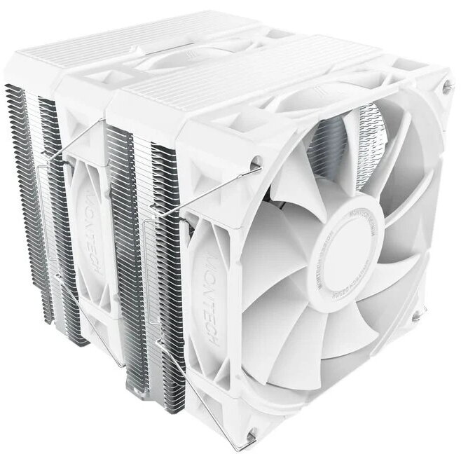 Cooler Procesor NX600 Dual Tower - 2x 120mm Alb