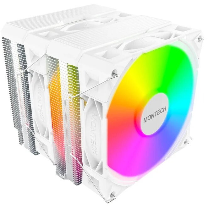 Cooler Procesor NX600 ARGB Dual Tower- 2x 120mm Alb