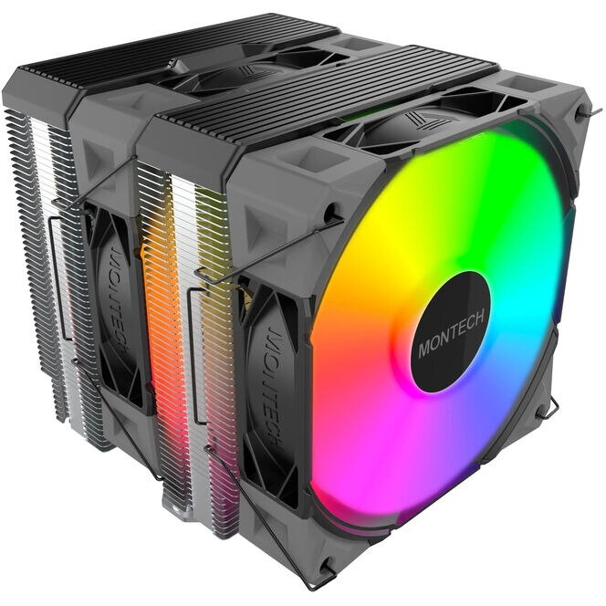 Cooler Procesor NX600 ARGB CPU  Dual Tower- 2x 120mm Negru