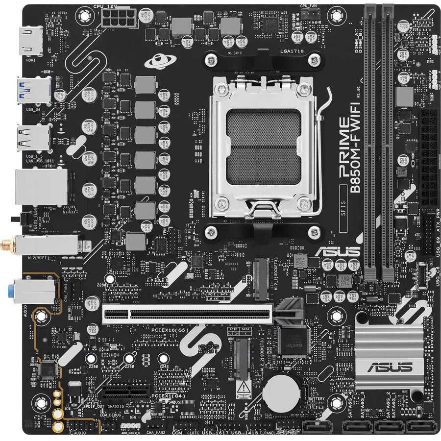 Placa de Baza AM5 B850M-F WIFI PRIME