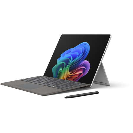 Tableta Microsoft Surface Pro11 Copilot+ PC Platin Intel Core Ultra 5 LCD 256GB 16GB Windows 11 Pro Layout Germana Argintiu