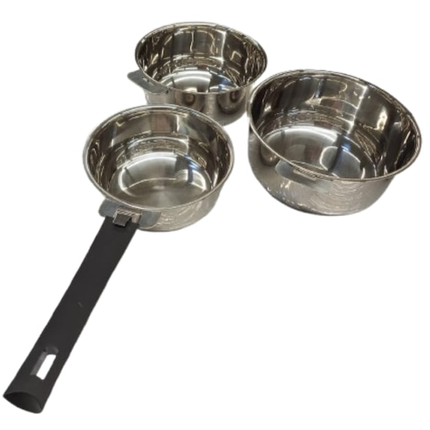 Set Vase de Gatit 4 Piese Material Inox