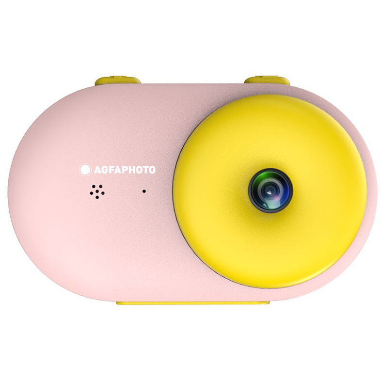 Aparat Foto Digital pentru Copii Realikids Cam Ecran LCD 2.4Inch Card MicroSD 8GB Inclus Carcasa Waterproof Roz