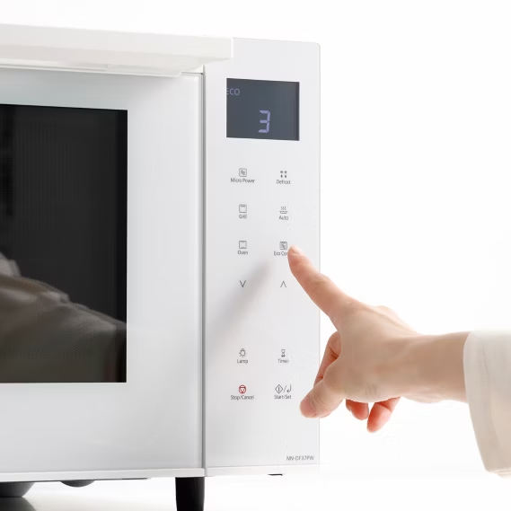 Cuptor cu Microunde Panasonic NN-DF 37 PWEPG Mixt 3 in 1 Alb — imaginea 4