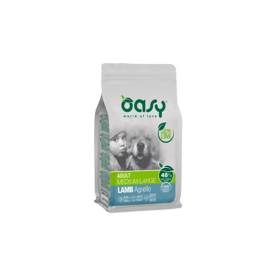 Hrana Uscata pentru Câini Oasy Adult ML Miel 10kg