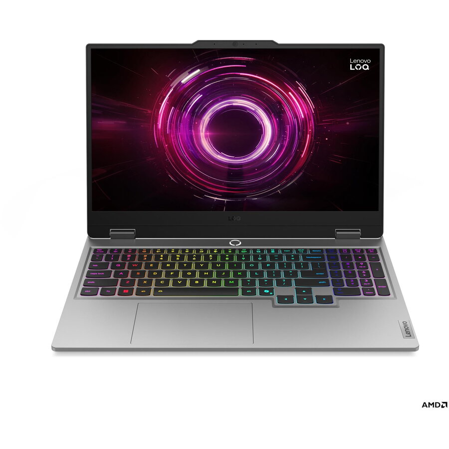 Laptop LOQ FHD 15.6 inch AMD Ryzen 5 220 24GB 1TB SSD RTX 5050 Free Dos Luna Grey