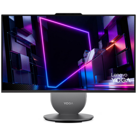 Sistem All in One Yoga AIO 27IPH11 QHD 27inch Intel Core Ultra 5 325 16GB 1TB SSD Free Dos Luna Grey
