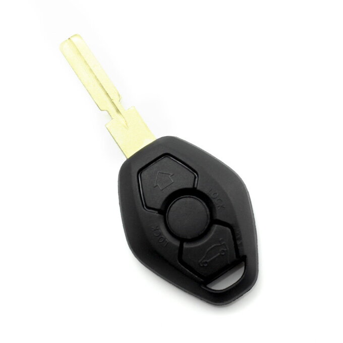 Carcasa pentru Cheie BMW cu 3 Butoane  si Lama cu 4 Piste  Calitate Premium Negru