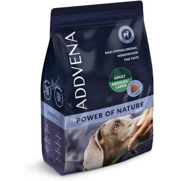 Hrana Uscata pentru Câini ADDVENA Power of Nature Adult Rase Medii și Mari Pui 2.5kg