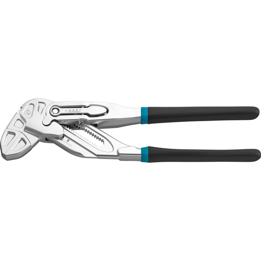 pliers wrench 762-18 (black/blue, 180mm, quick adjustment tip/step)