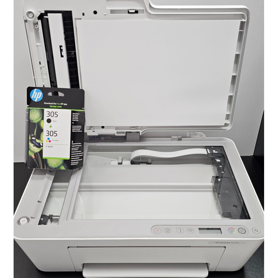 Multifunctionala Inkjet Color Resigilat 588K4B HP DeskJet 4220e All-In-One USB Wi-Fi Alb