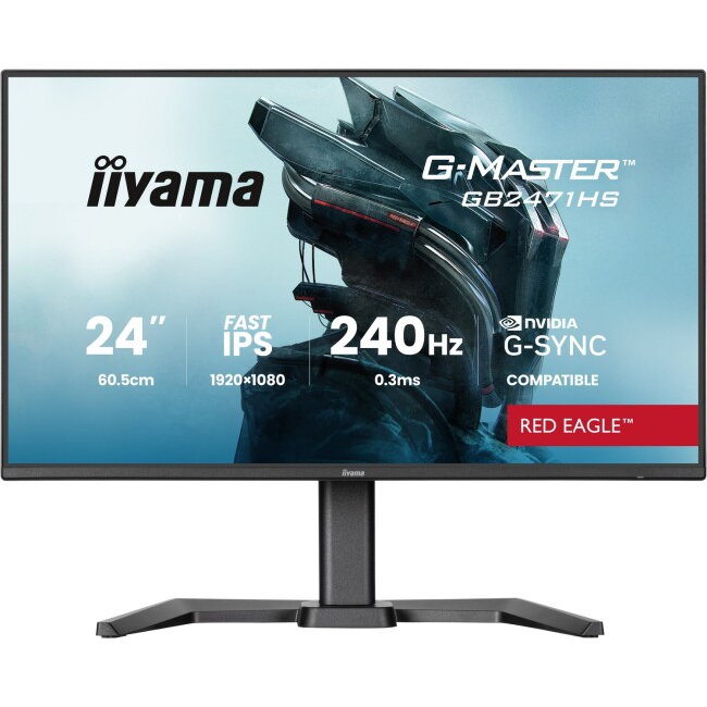 Monitor G-Master GB2471HS-B1 Red Eagle  240Hz Full HD Fast IPS 23.8inch Negru