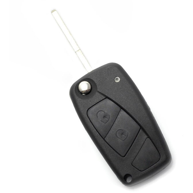 Carcasa pentru Cheie Fiat Tip Briceag cu 2 Butoane Negru
