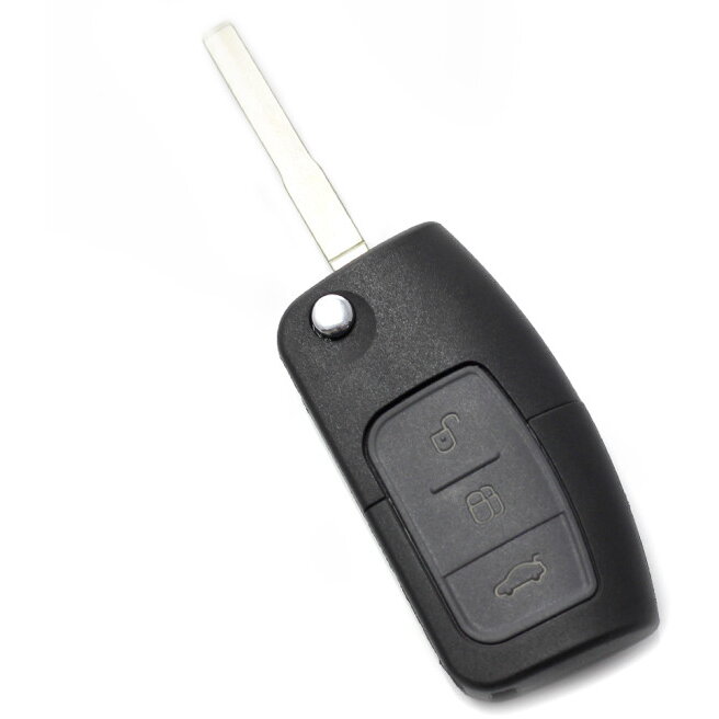 Carcasa pentru Cheie Ford Tip Briceag 3 Butoane Negru