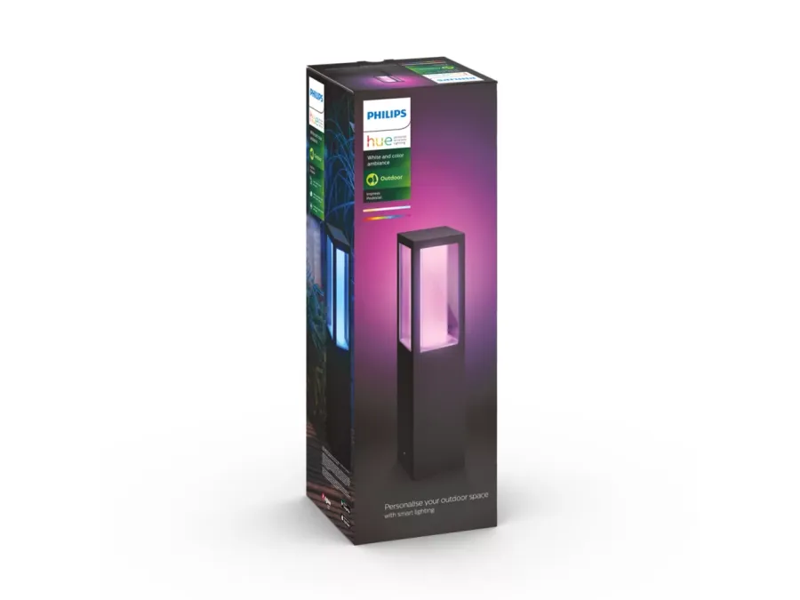 Lampa de Exterior Philips Hue Impress LED RGB Control din Aplicație Negru