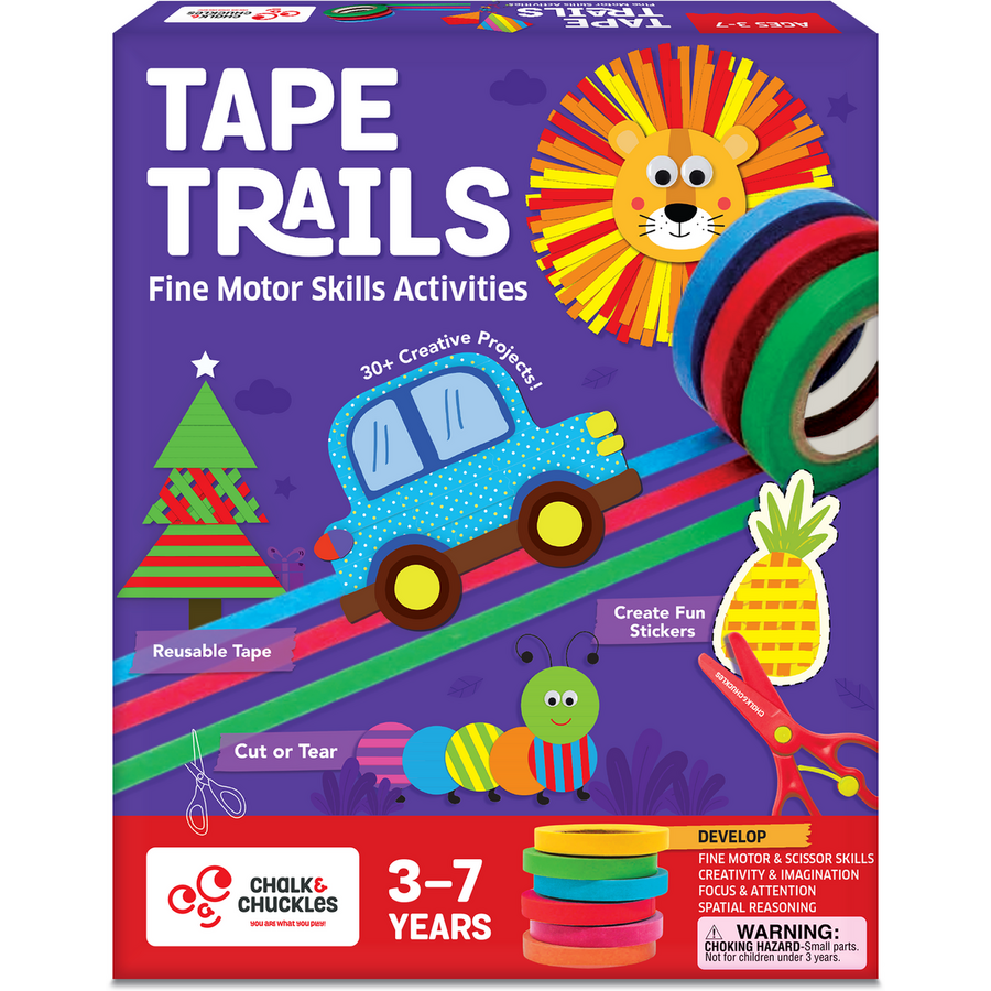 Jucarie Set Creativ Coloram cu Benzi Decorative Washi 3-7 Ani