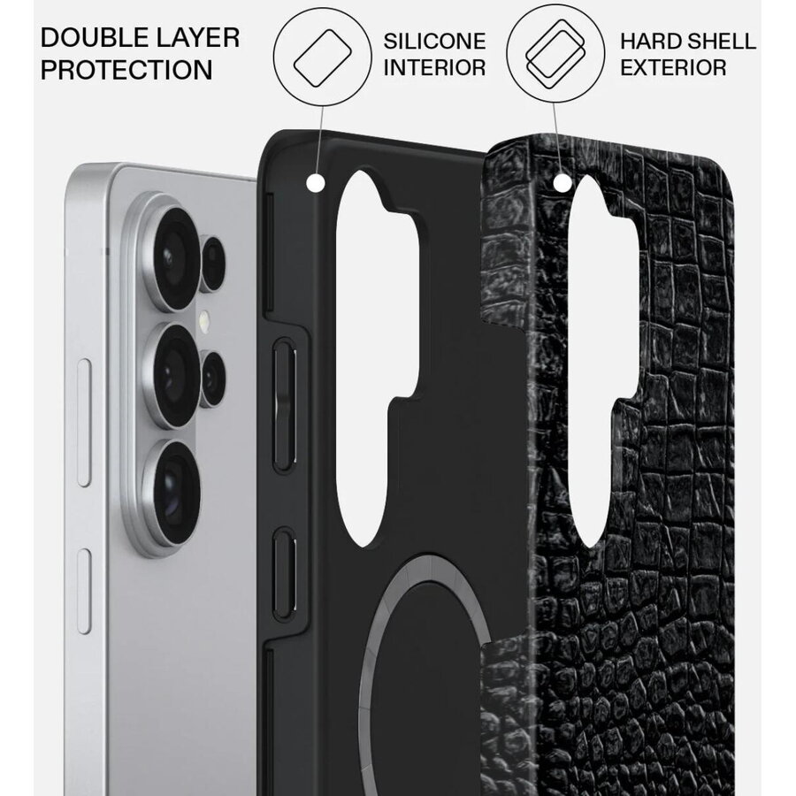 Husa Burga Dual Layer Magnetic Reaper's Touch pentru Samsung Galaxy S26 Ultra Negru — imaginea 3