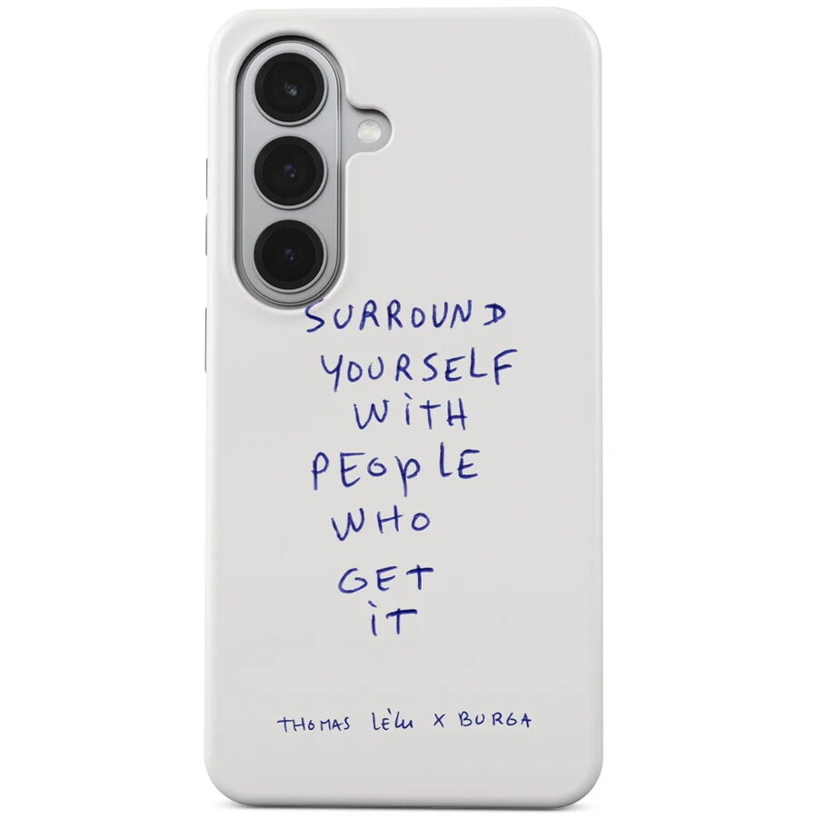 Husa Burga Dual Layer Magnetic Get It pentru Samsung Galaxy S26 Plus Alb