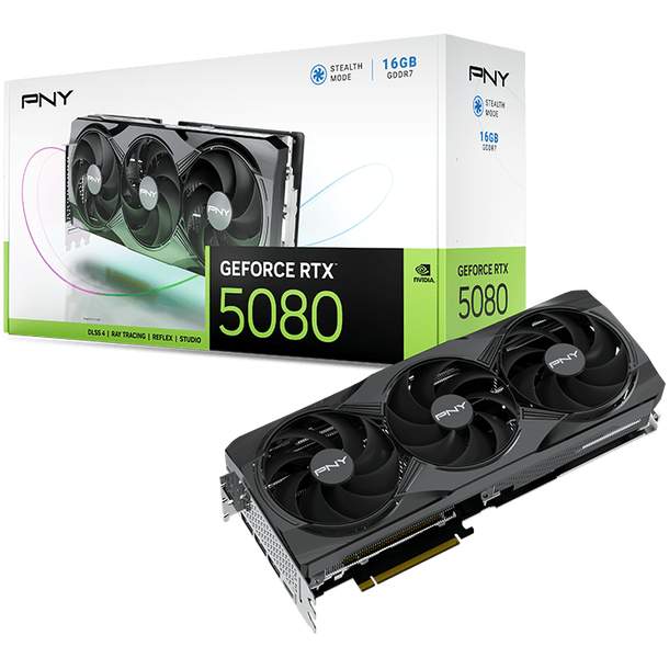 Placa Video GeForce RTX 5080 Triple Fan 16384MB GDDR7
