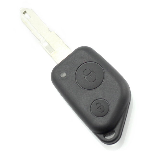 Carcasa pentru Cheie Citroen / Peugeot cu 2 Butoane fara Suport de Baterie Negru